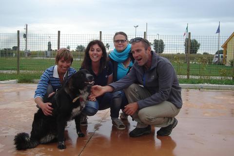 Sissy con la sua nuova famiglia!